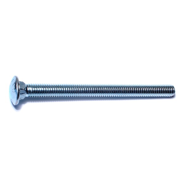 Midwest Fastener Carriage Bolt, Square Neck, 14 (Coarse), 5-1/2 in L, Steel, Zinc Plated, 25 PK 01131 - main